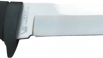 Tanto Premium Checkered Kraton, (Leather Sheath)
