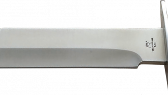 Alamo Bowie White Micarta w/high Quality Leather Sheath