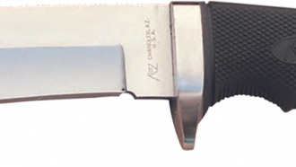 Lion Cub Premium 300 Stippled Kraton, (Leather Sheath)