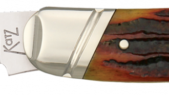 S-CL/S  Stockman Executive Clip-Point Genuine Stag Bone